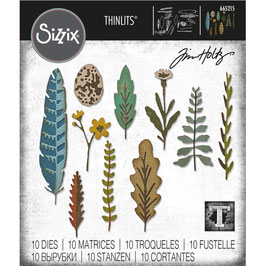 Sizzix by Tim Holtz Thinlits - Funky Nature