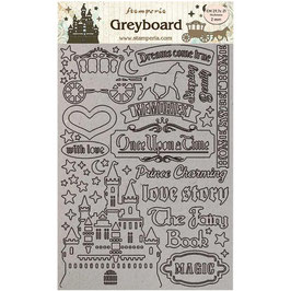 Stamperia Greyboard - Sleeping Beauty LSPDA431