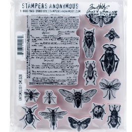 Stampers Anonymous by Tim Holtz Stempel CMS328 "Entomology"