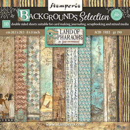 Stamperia Paper Pad 8x8" - Fortune Background "SBBS106"