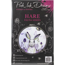 Pink Ink Designs Clear Stamps - Hare PI002