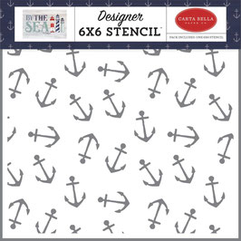 Carta Bella Stencil - By The Sea "Anchor"