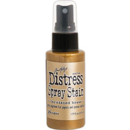 Distress Stain Spray - tarnished brass