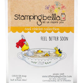Stamping Bella Cling Stamp - Chick-en Soup