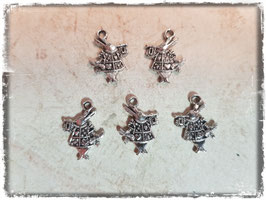 Metall Charms-Alice im Wunderland Silber 291