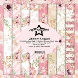 Paper Favourites Paper Pad - Summer Romance 12x12" PF436