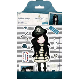 Gorjuss Large Rubber Stamp - Piracy 11 Teile