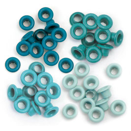 Crop-A-Dile Eyelets - Ösen klein Aqua