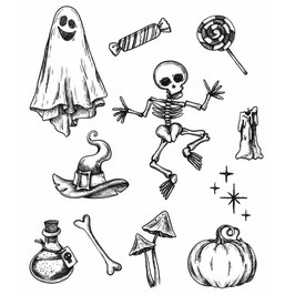 Stampers Anonymous by Tim Holtz Stempel CMS437 "Halloween Doodles"