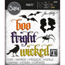 Sizzix by Tim Holtz Thinlits - Vault Gothic Portraits