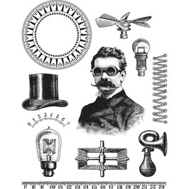 Stampers Anonymous by Tim Holtz Stempel CMS373 "The Professor"