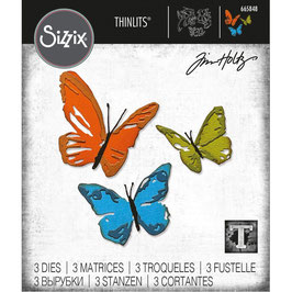 Sizzix by Tim Holtz Thinlits - Brushstroke Butterflies