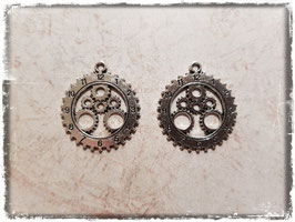Metall Charms Pack "Silber"