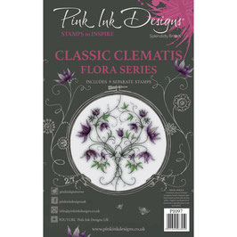 Pink Ink Designs Clear Stamps - Classic Clematis