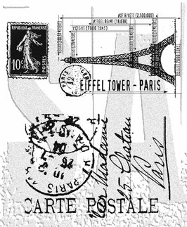 Stampers Anonymous by Tim Holtz Stempel CMS009 "I See Paris"