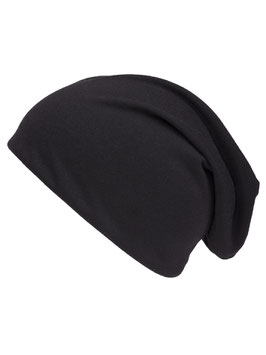 JERSEY BEANIES BEANIE LONG LANG TOLLE QUALITÄT SCHWARZ WINTER MÜTZE SLOUCH