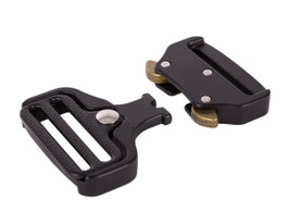 Hundehalsband  Schnalle | 4cm Breite | Militär Schnalle schwarz | Automatik Schnellverschluss | Heavy Duty