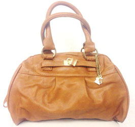 Damenhandtasche braun aus 100% PU Leder
