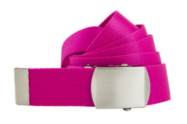 Damen Stoffgürtel neon pink 2,8cm breit