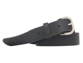 Echtledergürtel 4cm Schwarz 170cm Gesamtlänge