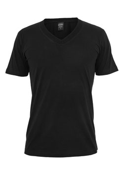 Urban Classics V-Neck Shirt schwarz