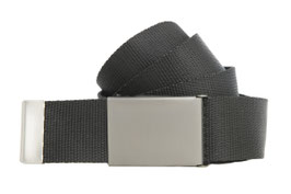 Militärgürtel 4cm Schwarz Matt Längen 100cm bis 180cm