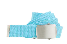 Stoffgürtel Männer mit Metall Schnalle Canvas Belt 2,8cm Breite türkis