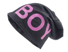 Jersey Beanie BOY Pink Wintermütze Herbstmütze Mütze Damen Herren