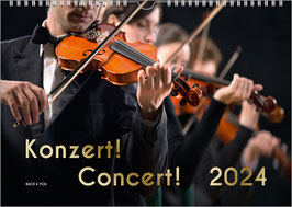 Musik-Kalender „Konzert!“ 2024, DIN A2