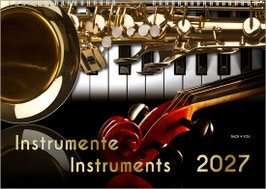Musik-Kalender „Instrumente“ 2027, DIN A3
