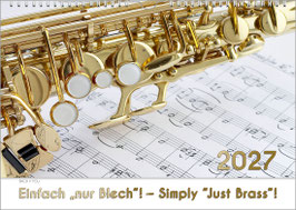 Musik-Kalender „Einfach „nur Blech“!“ 2027, DIN A4