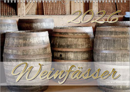 Der Weinkalender „Weinfässer“ 2026, DIN A3