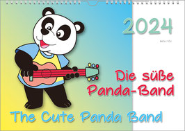 Musik-Kalender „Die süße Panda-Band“ 2024, DIN A3