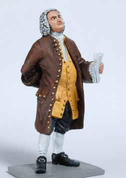 Johann Sebastian Bach als vollplastische Zinnfigur, von einem Künstler HANDBEMALT