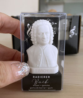 Die allerkleinste Johann Sebastian Bach Büste als Radierer (... ohne kostenlose Zugaben)