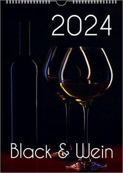 Der Wein-Kalender „Black & Wein“ 2024, DIN A2