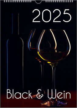 Der Weinkalender „Black & Wein“ 2025, DIN A4