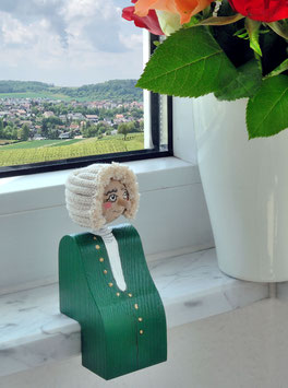 Johann Sebastian Bach Figur als Kantenhocker