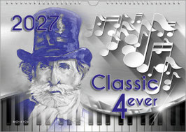 Komponisten-Kalender „Classic 4ever“ 2027, DIN A4