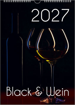 Der Weinkalender „Black & Wein“ 2027, DIN A4