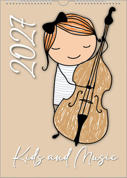 Musik-Kalender „Kids and Music“ 2027, DIN A2