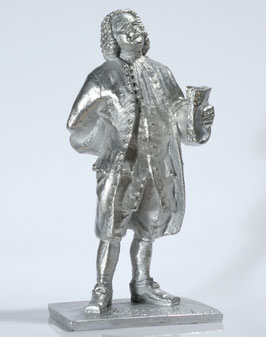 Johann Sebastian Bach als vollplastische Zinnfigur, UNBEMALT