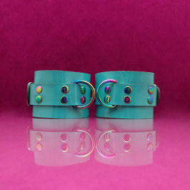 Rainbow Ray - Light Blue Cuffs
