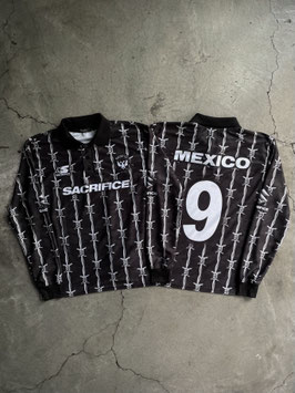 Long Sleeve Polo barbed wire