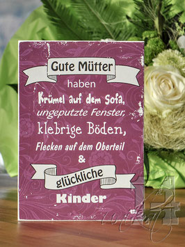 Shabby Chic Schild - "Muttertag 3"