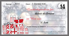 Weihnachtsgutschein