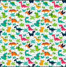DINOSAURIOS ESTAMPADO PEQUEÑO