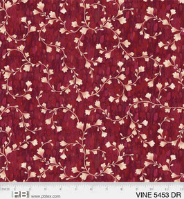 5453 DR VINEYARD TRASERA HOJAS FONDO ROJO