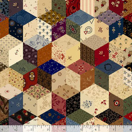R171121D  MULTI PAM'S PATCHWORK STARS