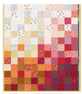 PANEL POPPY PINK QUILT